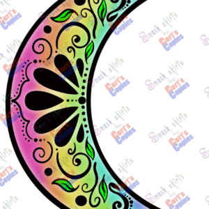 Crescent Rainbow Moon